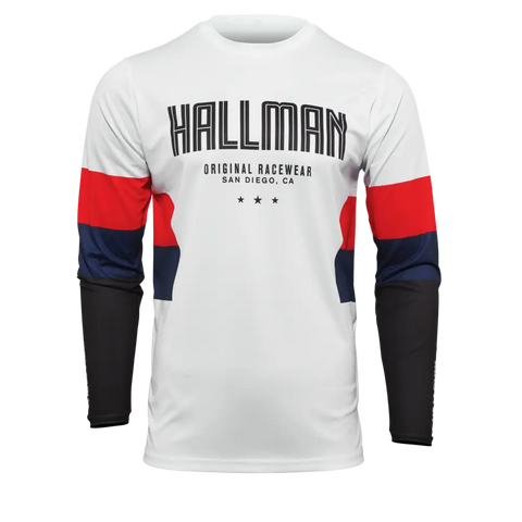 Jersey Thor Hallman Differ Draft White/Red/Navy