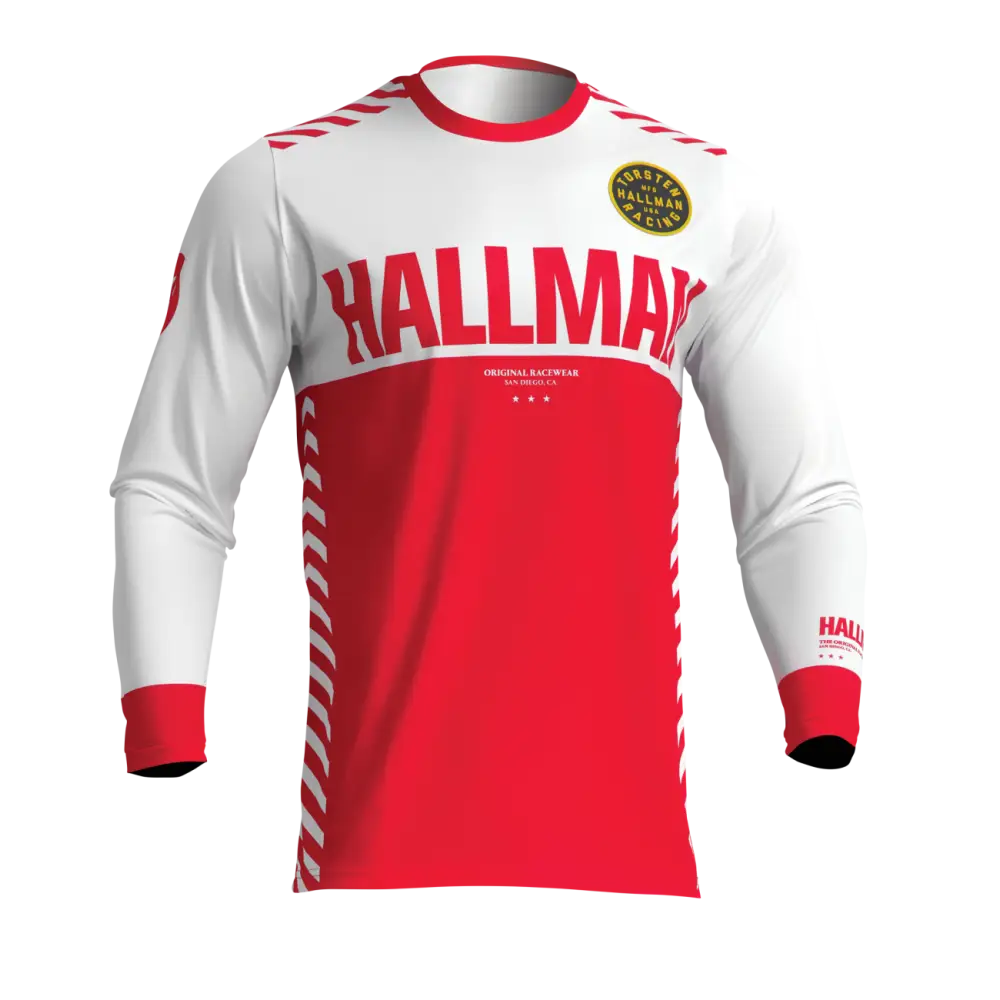 Jersey Thor Hallman Differ Slice White/Red
