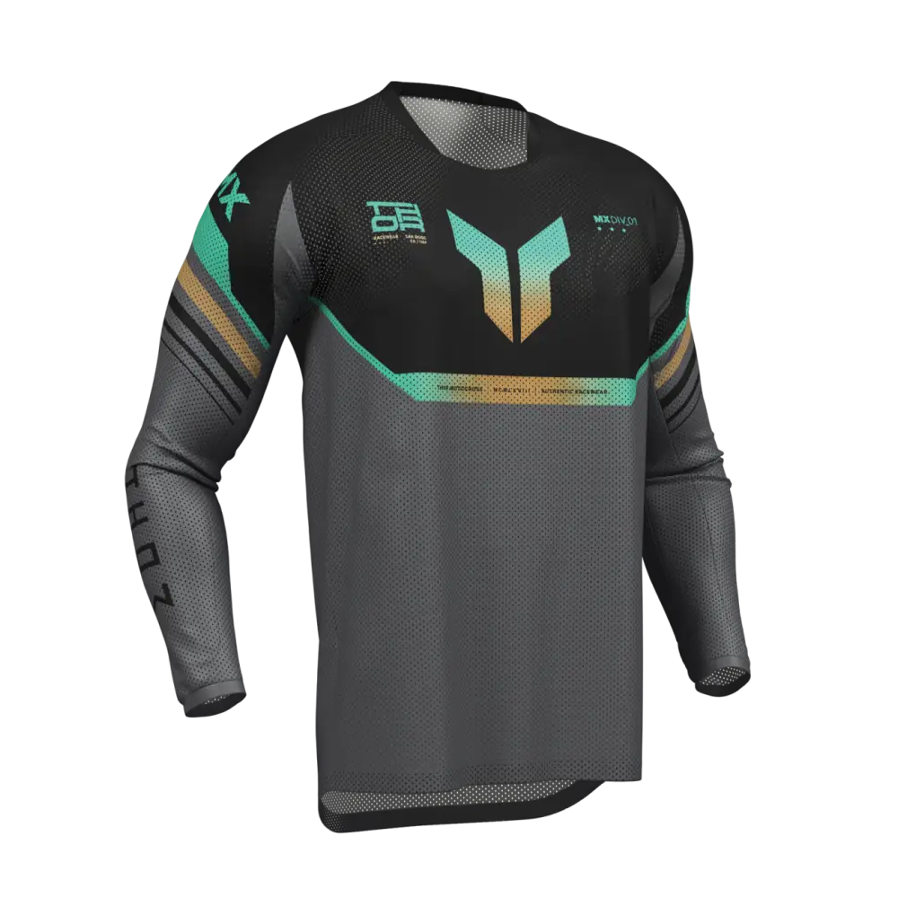 Jersey Thor Launchmode Air Raptor Black/Charcoal