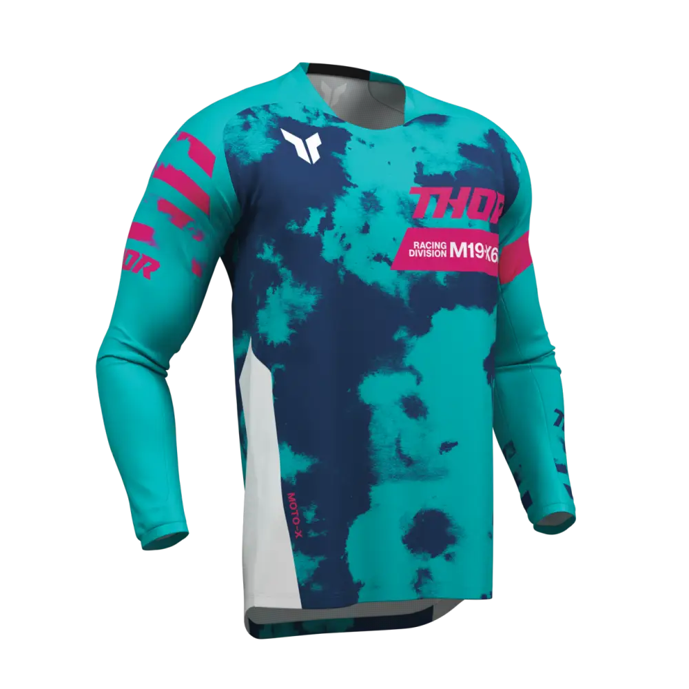 Jersey Thor Launchmode Bleach White/Aqua