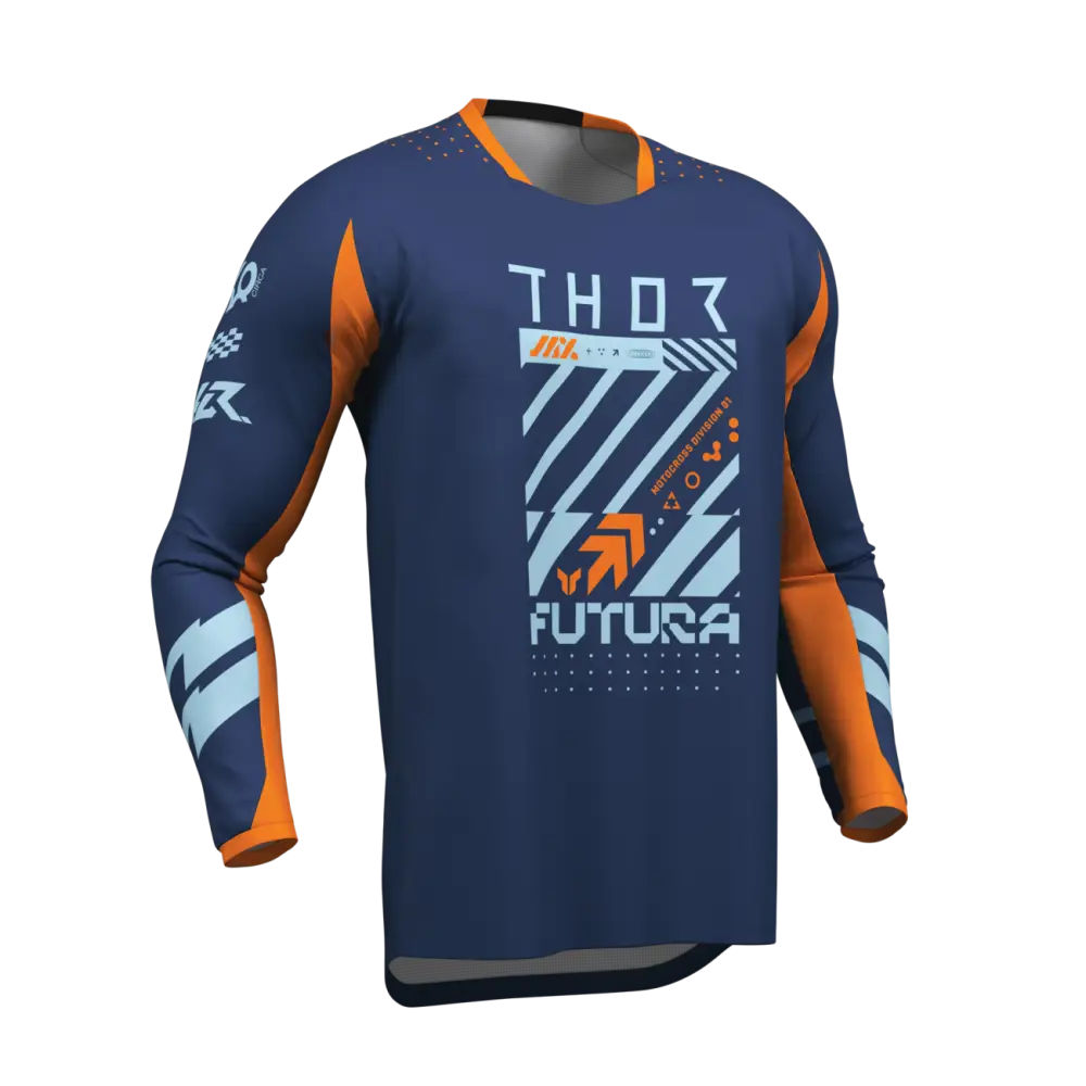 Jersey Thor Launchmode Futura Navy/Orange