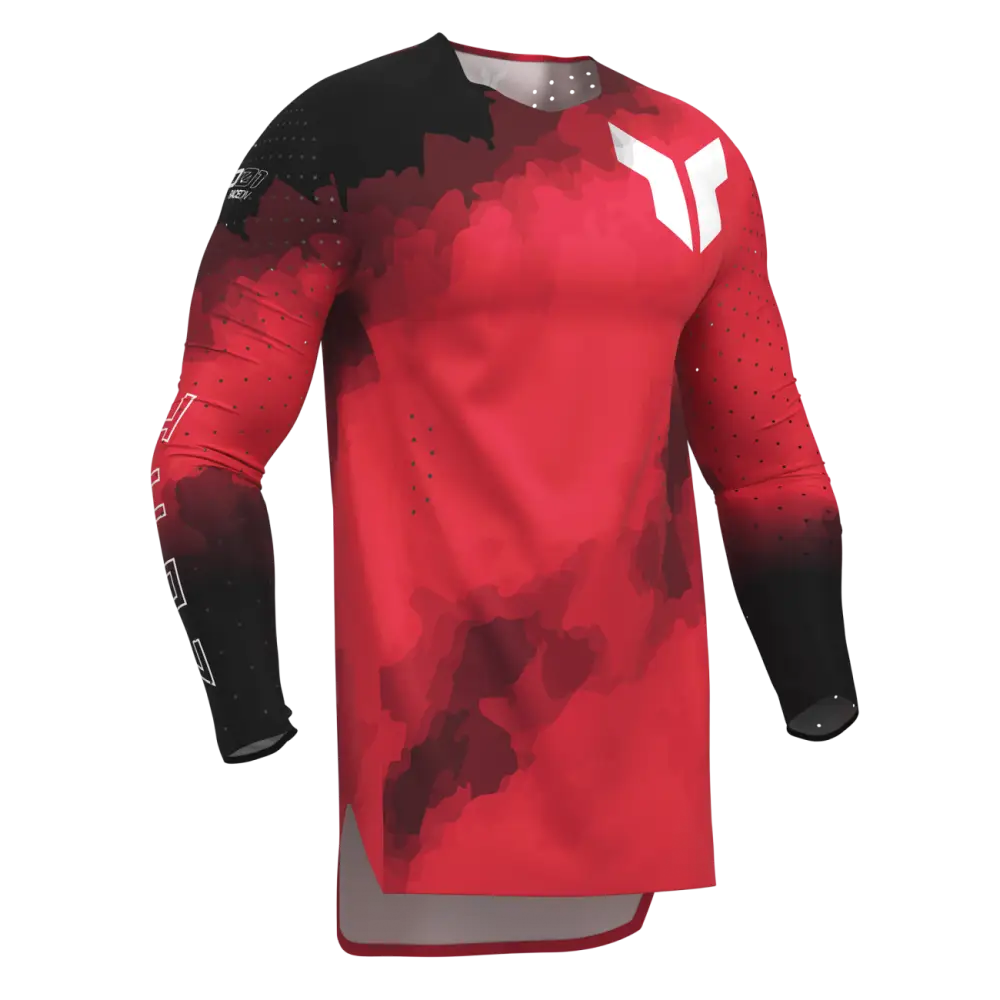 Jersey Thor Sportmode Carbon Black/Red