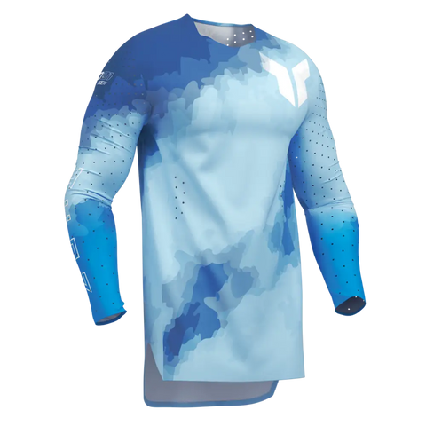 Jersey Thor Sportmode Carbon Electric Blue/Powder Blue
