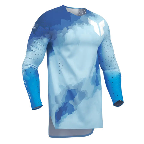 Jersey Thor Sportmode Carbon Electric Blue/Powder Blue