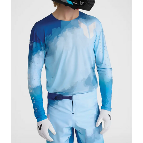 Jersey Thor Sportmode Carbon Electric Blue/Powder Blue