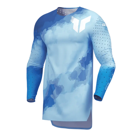 Jersey Thor Sportmode Carbon Electric Blue/Powder Blue