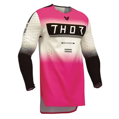 Jersey Thor Sportmode Geo Vintage White/Pink
