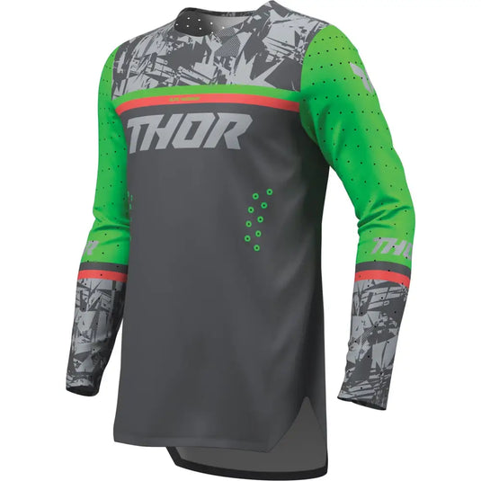 Jersey Thor Sportmode Punk’d Charcoal/Green