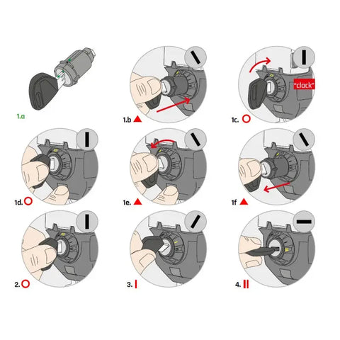 Juego de Cerradura de Seguridad Givi Smart Security Lock SLR102