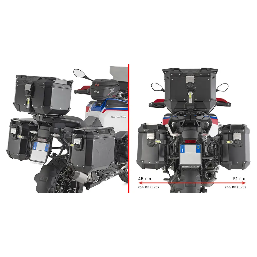 Kit de Herrajes para Maletas Laterales Givi PLO5146CAM, BMW R1300GS Adventure 2024-2025