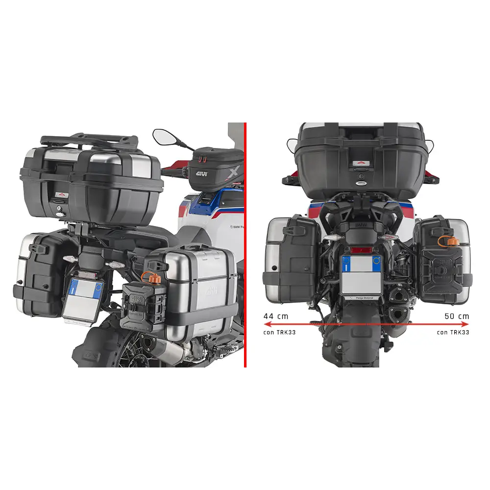 Kit de Herrajes para Maletas Laterales Givi PLO5146MK, BMW R1300GS Adventure 2024-2025
