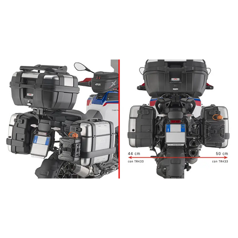 Kit de Herrajes para Maletas Laterales Givi PLO5146MK, BMW R1300GS Adventure 2024-2025