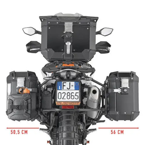 Kit de Herrajes para Maletas Laterales Givi PLO7717CAM Monokey, KTM 790/890 Adventure/R/SMT 19-24