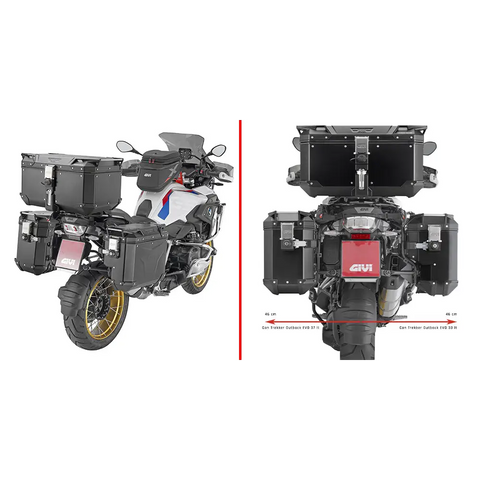Kit de Herrajes para Maletas Laterales Givi PLOS5108CAM, BMW R1200GS/R1250GS/Adventure 2013-2024