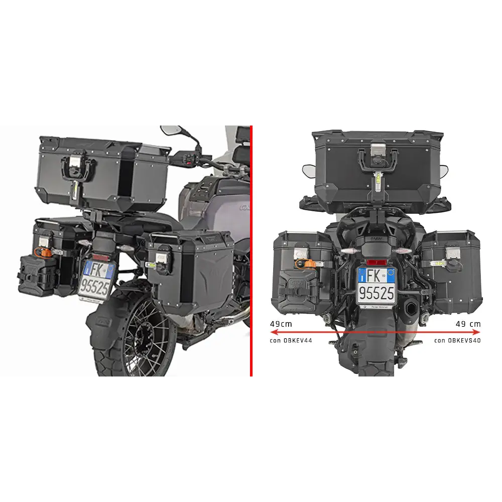 Kit de Herrajes para Maletas Laterales Givi PLOS5146CAM, BMW R1300GS Adventure 2024-2025