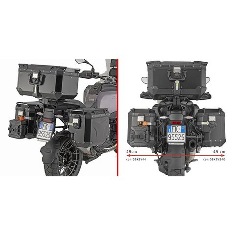 Kit de Herrajes para Maletas Laterales Givi PLOS5146CAM, BMW R1300GS Adventure 2024-2025