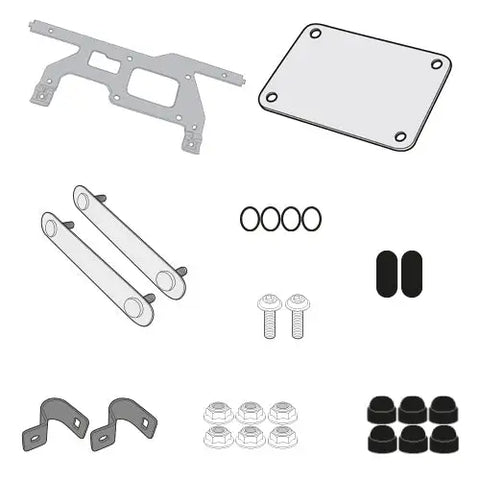 Kit de Herrajes para Montaje de Porta-Herramientas Givi TL5108KIT/TL5112KIT, BMW R1200GS/R1250GS/Adventure
