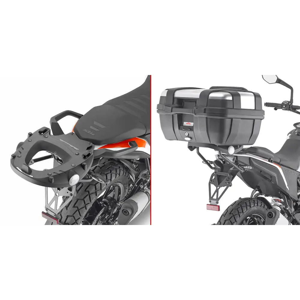 Kit de Herrajes para Top Case Kappa KR7711 Monokey/Monolock, KTM 390 Adventure 2020-2023