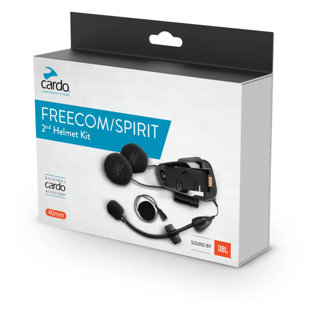 Kit de Instalación Intercomunicador Cardo Freecom-X/Spirit JBL para Segundo Casco