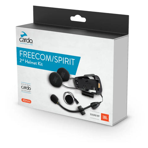 Kit de Instalación Intercomunicador Cardo Freecom-X/Spirit JBL para Segundo Casco