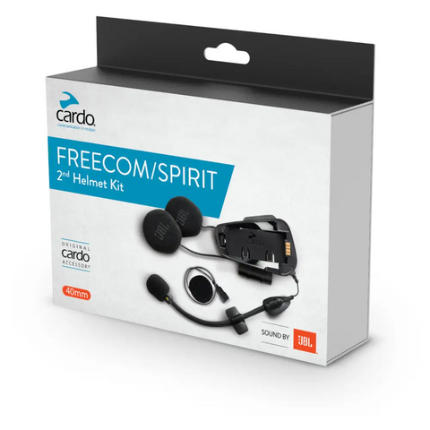 Kit de Instalación Intercomunicador Cardo Freecom-X/Spirit JBL para Segundo Casco