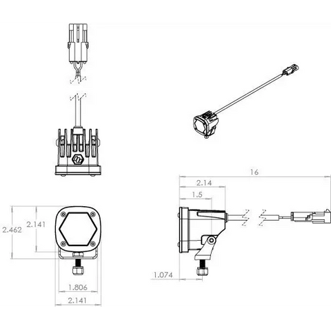 Kit de Luces Auxiliares Baja Designs S1 LED