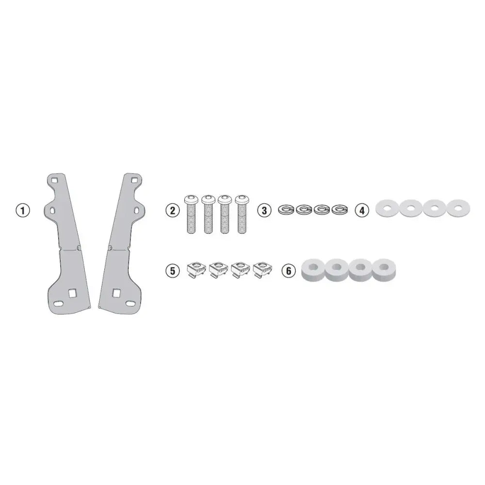 Kit de Montaje para Parabrisas Givi D5129KIT, BMW F750GS/F800 2018-2026