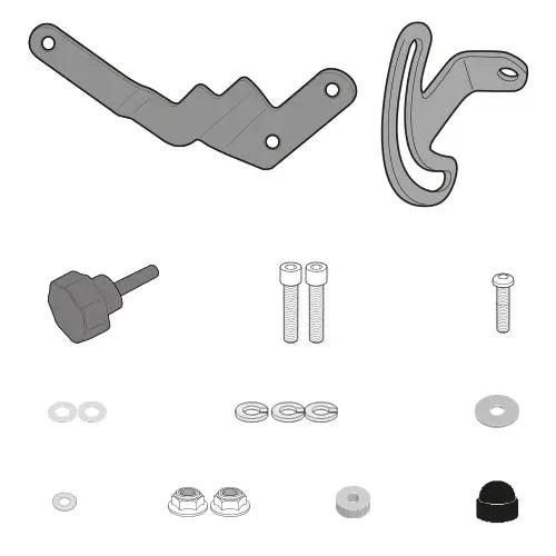 Kit de Montaje para Parabrisas Givi D5131KIT, BMW R1250GS 2019-2023