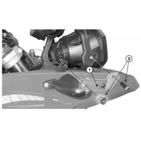 Kit de Montaje de Parabrisas Givi D333KIT, BMW F650GS/F800GS 2008-2018