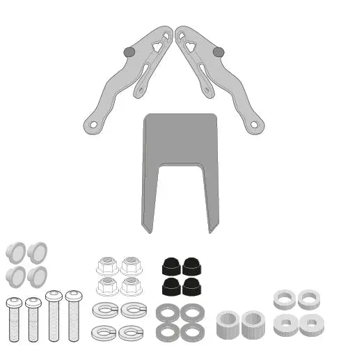 Kit de Montaje de Parabrisas Givi D7717KIT, KTM 890 SMT 23-25