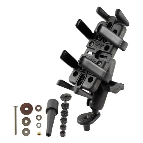 Kit de Montaje RAM Mounts con Agarre Finger-Grip y Montaje de Vástago para Horquilla