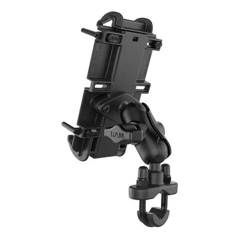 Kit de Montaje RAM Mounts Quick Grip para Teléfono con Base de Perno en U para Manillar