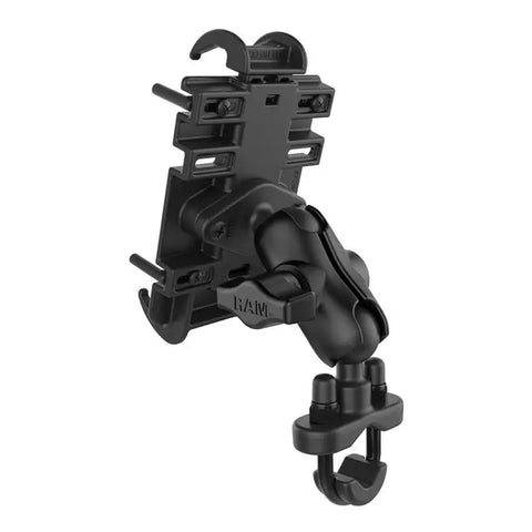 Kit de Montaje RAM Mounts Quick Grip para Teléfono con Base de Perno en U para Manillar