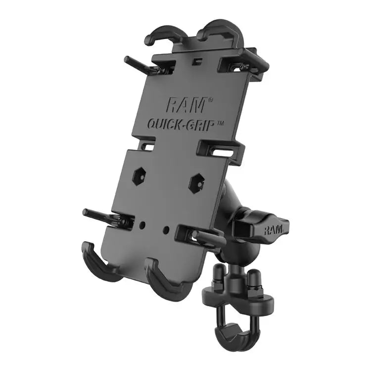 Kit de Montaje RAM Mounts Quick Grip para Teléfono con Base de Perno en U para Manillar