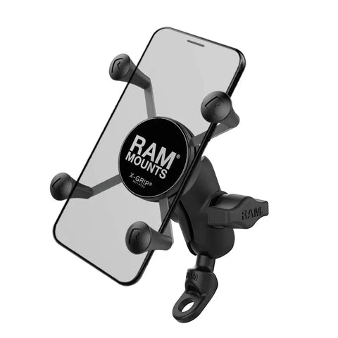 Kit de Montaje RAM Mounts X-Grip con Adaptador para Perno en Ángulo de 9mm