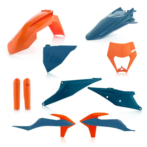 Kit de Plásticos Completo Acerbis para KTM 150cc-500cc XC-W/EXC-F 2020-2023