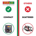 Kit de Reparación Stop & Go 6000 con Compresor de Aire (15 Tapones Tipo Hongo)
