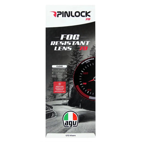 Lente Pinlock DKS118 para Visor GT2 y GT2-1 de Casco AGV K-1