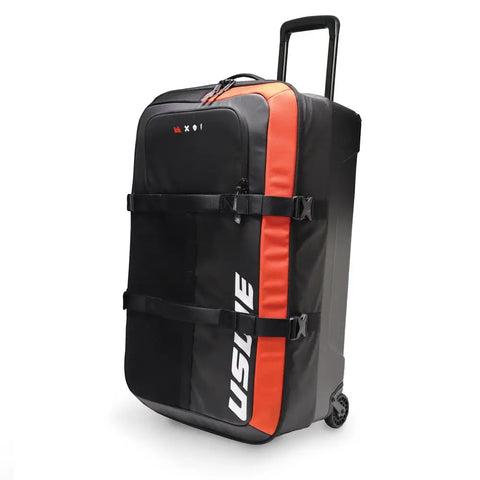 Maleta de Viaje USWE Trolley Buddy 100L Athlete Gear, Negro/Rojo