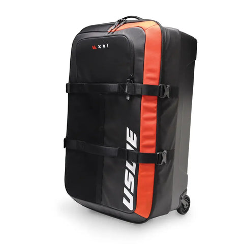 Maleta de Viaje USWE Trolley Buddy 100L Athlete Gear, Negro/Rojo