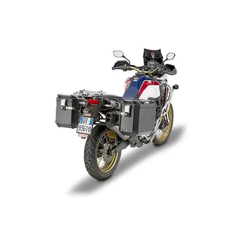 Maletas Laterales Givi Monokey Outback de Aluminio, 37 Litros (Aluminio Negro Derecha)