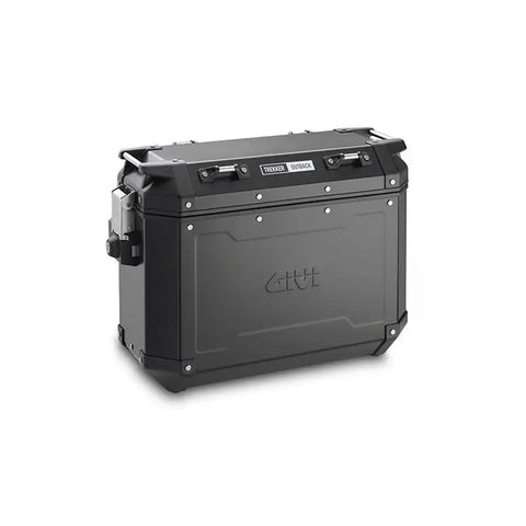 Maletas Laterales Givi Monokey Outback de Aluminio, 37 Litros (Aluminio Negro Derecha)