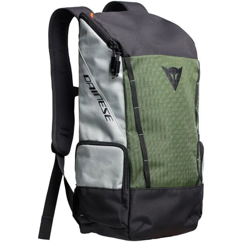 Mochila Dainese D-Clutch Explorer Black/Green/Light Grey