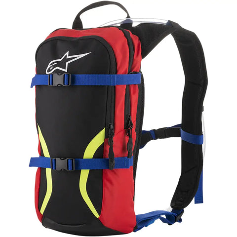 Mochila de Hidratación Alpinestars Iguana Black/Blue/Red/Yellow Fluo