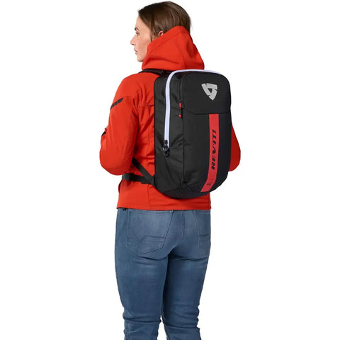 Mochila REV'IT! Traject 18L, Black/Red