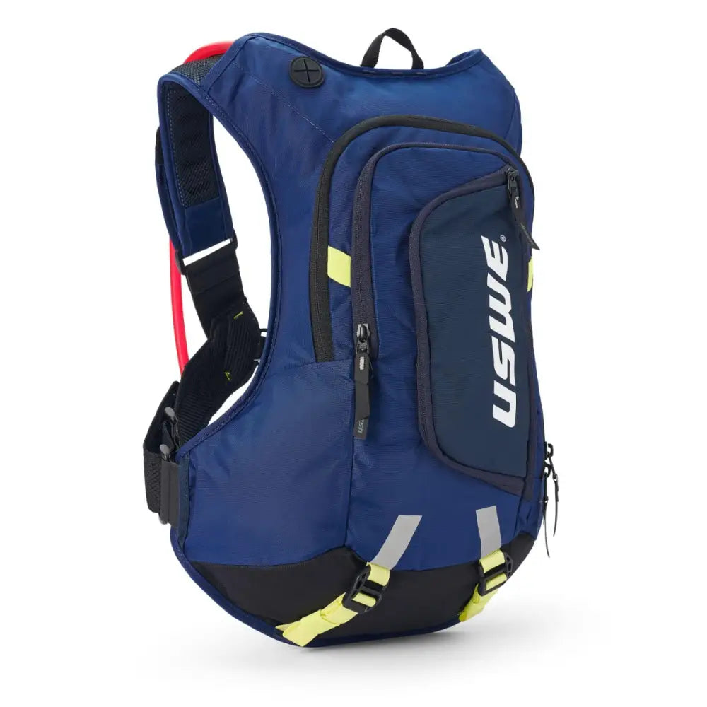 Mochila USWE Moto Hydro 12L con Bolsa de Hidratación de 3.0 L Elite PNP Factory Blue