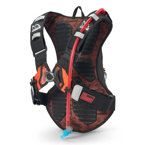 Mochila USWE Moto Hydro 12L con Bolsa de Hidratación de 3.0 L Elite PNP Factory Orange