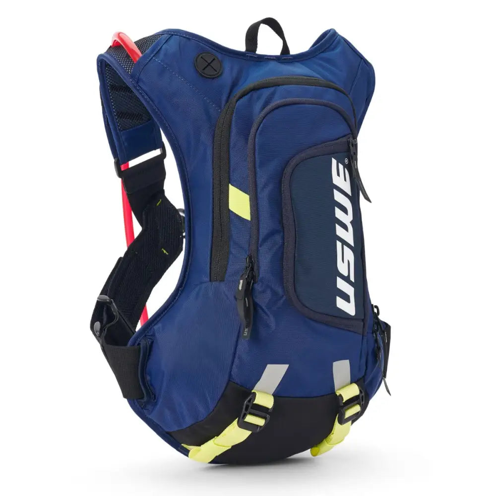 Mochila USWE Moto Hydro 8L con Bolsa de Hidratación Elite PNP de 3.0 L Blue