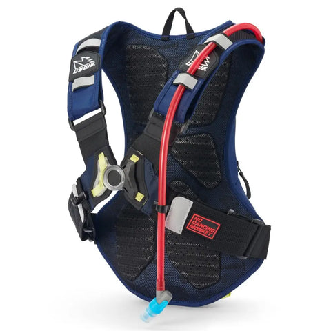 Mochila USWE Moto Hydro 8L con Bolsa de Hidratación Elite PNP de 3.0 L Blue