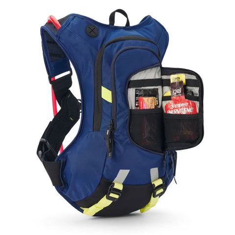 Mochila USWE Moto Hydro 8L con Bolsa de Hidratación Elite PNP de 3.0 L Blue